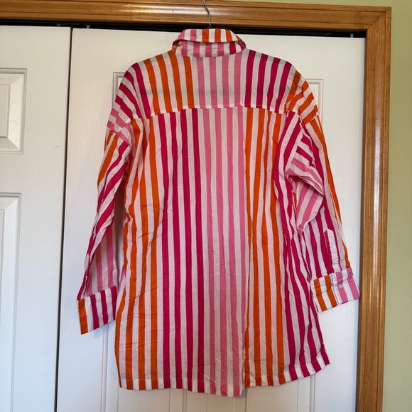 Beach Riot Alexa Top Sunset Stripe Swim Cover Up - Picture 7 of 11